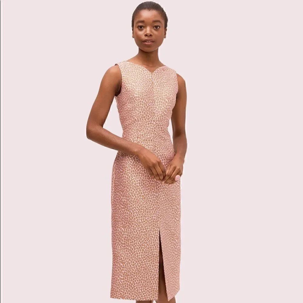 KATE SPADE Leopard Midi Dress